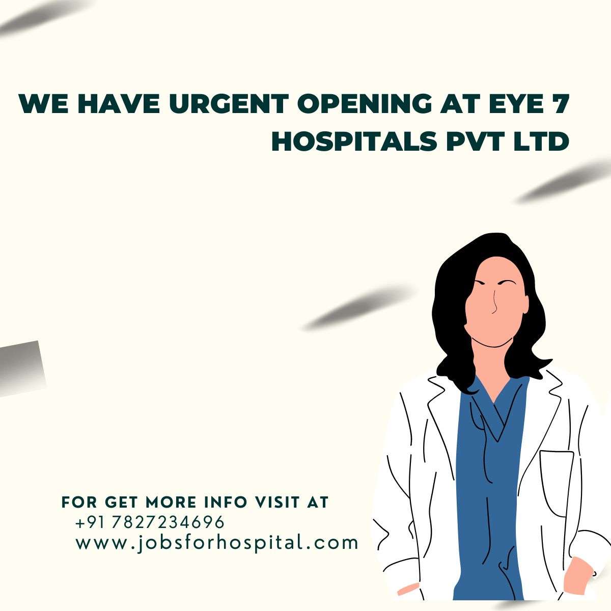 Eye 7 hospitals .. jobsforhospital.com