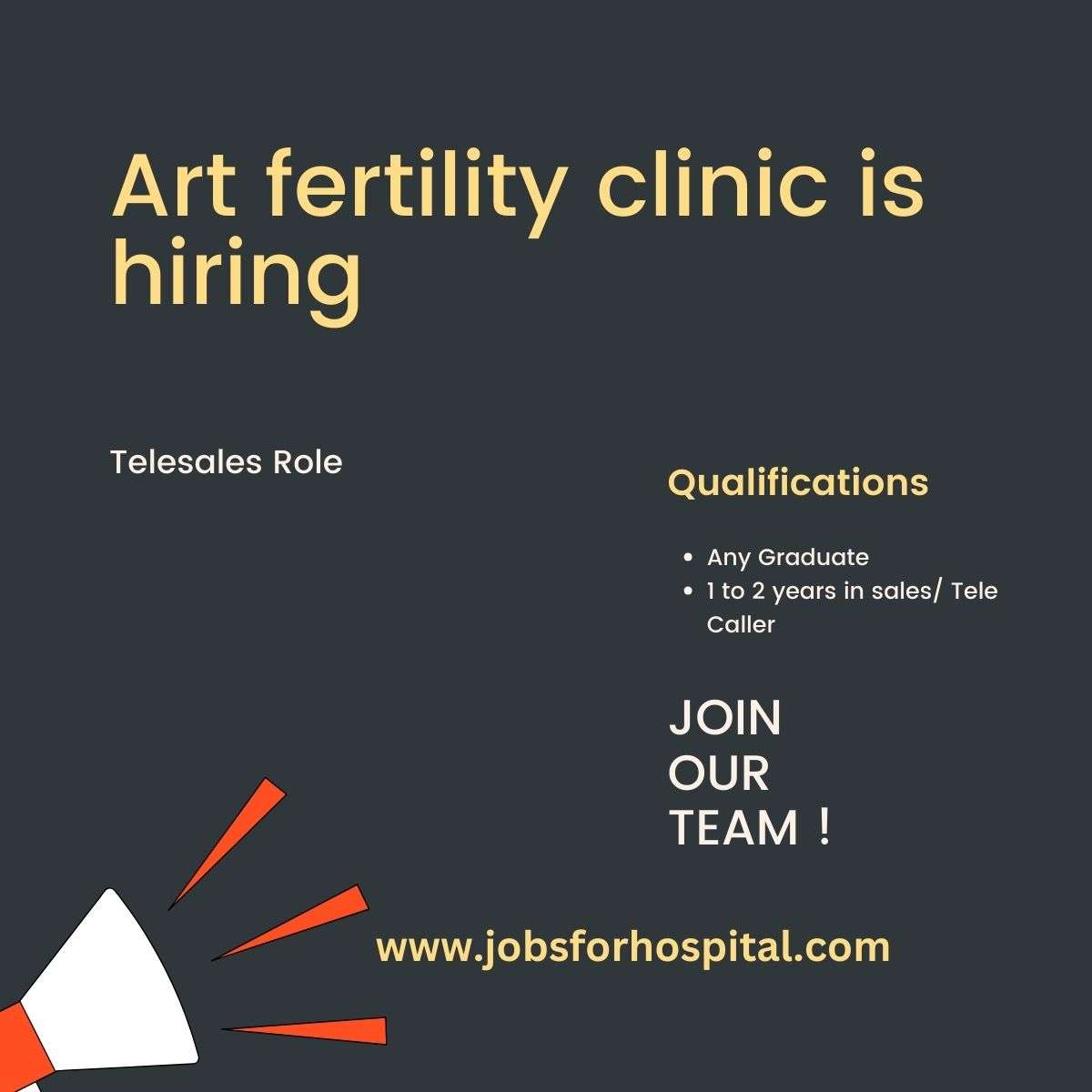 Art fertility clinic is hiring