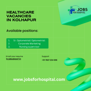 Healthcare vacancies in Kolhapur